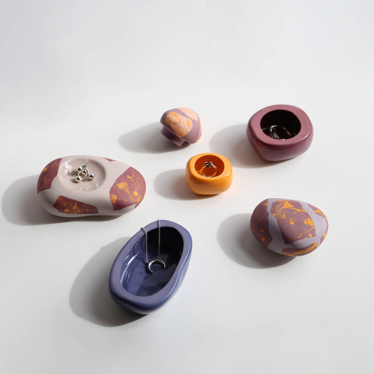 Large Pebble Jewellery Box - Terrazzo Collection