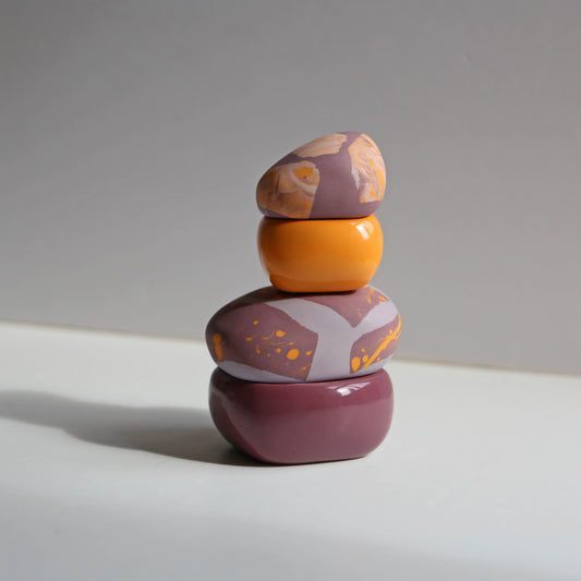 Medium Pebble Jewellery Box - Terrazzo Collection