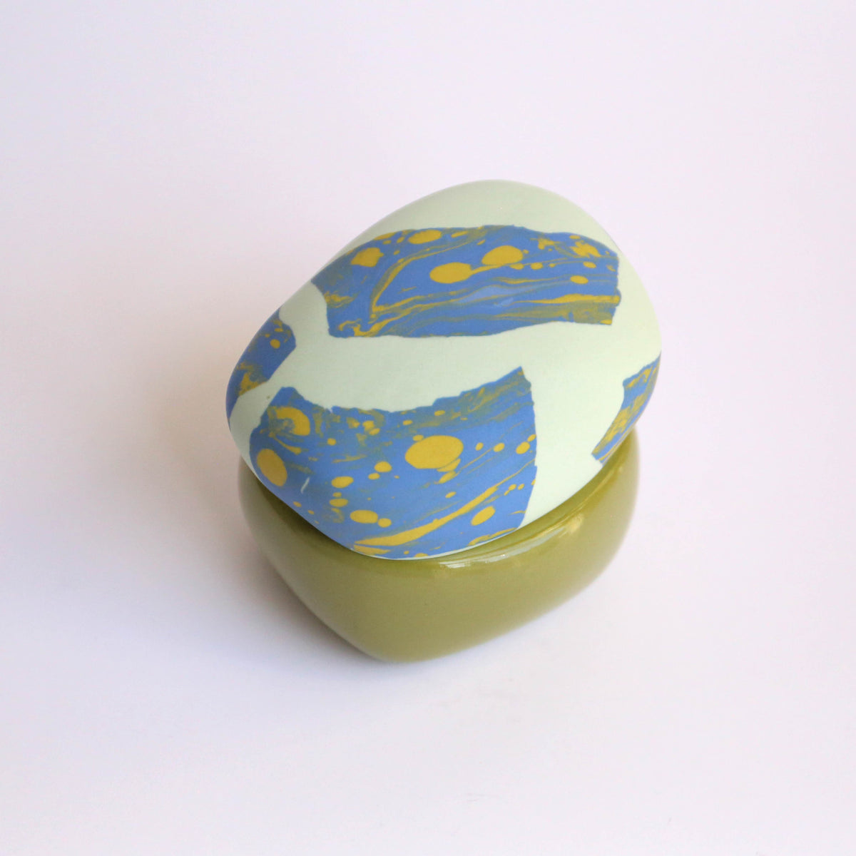 Medium Pebble Jewellery Box - Terrazzo Collection