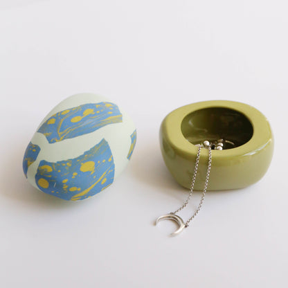 Medium Pebble Jewellery Box - Terrazzo Collection